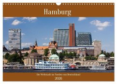 Cover Hamburg, die Weltstadt im Norden von Deutschland (Wandkalender 2026 DIN A3 quer), CALVENDO Monatskalender