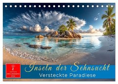 Inseln der Sehnsucht - Versteckte Paradiese (Tischkalender 2026 DIN A5 quer), CALVENDO Monatskalender Inseln der Sehnsucht - Versteckte Paradiese (Tischkalender 2026 DIN A5 quer), CALVENDO Monatskalender
