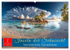 Inseln der Sehnsucht - Versteckte Paradiese (Wandkalender 2026 DIN A2 quer), CALVENDO Monatskalender