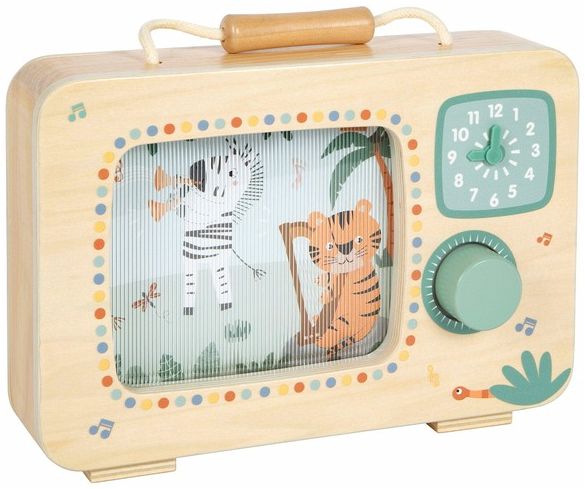 small foot 12735 - Spieluhr Fernseher Safari