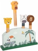 small foot 12758 - Steckspiel hüpfende Tiere Safari