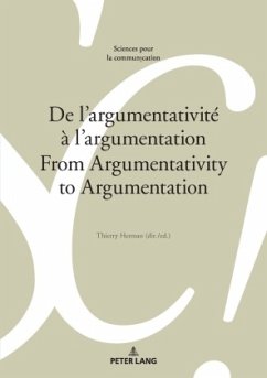 De l'argumentativité à l'argumentation From Argumentativity to Argumentation Cover De l'argumentativité à l'argumentation From Argumentativity to Argumentation