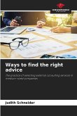 Ways to find the right advice Ways to find the right advice