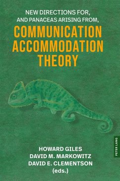 Cover New Directions For, and Panaceas Arising From, Communication Accommodation Theory