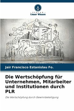 Cover Die Wertschöpfung für Unternehmen, Mitarbeiter und Institutionen durch PLR