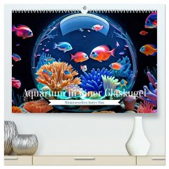 Aquarium in einer Glaskugel (hochwertiger Premium Wandkalender 2026 DIN A2 quer), Kunstdruck in Hochglanz Aquarium in einer Glaskugel (hochwertiger Premium Wandkalender 2026 DIN A2 quer), Kunstdruck in Hochglanz
