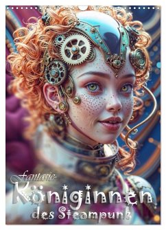 Fantasie-Königinnen des Steampunk - Digitale Kunst (Wandkalender 2026 DIN A3 hoch), CALVENDO Monatskalender Cover Fantasie-Königinnen des Steampunk - Digitale Kunst (Wandkalender 2026 DIN A3 hoch), CALVENDO Monatskalender