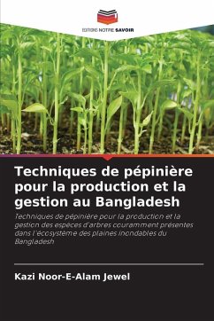 Cover Techniques de pépinière pour la production et la gestion au Bangladesh
