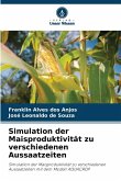 Simulation der Maisproduktivität zu verschiedenen Aussaatzeiten Simulation der Maisproduktivität zu verschiedenen Aussaatzeiten