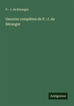 Cover Oeuvres complètes de P.-J. de Béranger