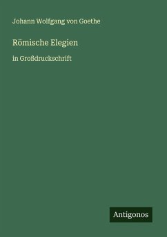 Römische Elegien Cover Römische Elegien