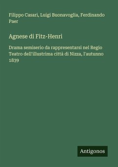 Cover Agnese di Fitz-Henri