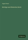 Beiträge zum Römischen Recht