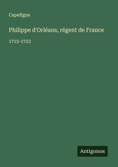 Cover Philippe d'Orléans, régent de France