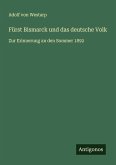Fürst Bismarck und das deutsche Volk
