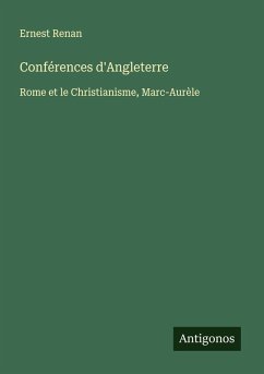 Cover Conférences d'Angleterre