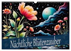 Cover Nächtliche Blütenzauber (Wandkalender 2026 DIN A3 quer), CALVENDO Monatskalender