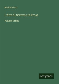Cover L'Arte di Scrivere in Prosa