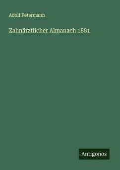 Cover Zahnärztlicher Almanach 1881