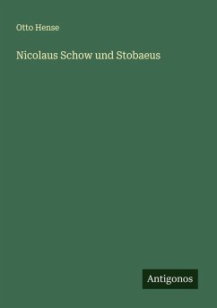 Cover Nicolaus Schow und Stobaeus