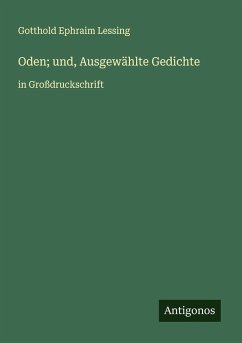 Cover Oden; und, Ausgewählte Gedichte