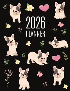 French Bulldog Planner 2026 - Press, Happy Oak Tree French Bulldog Planner 2026 - Press, Happy Oak Tree