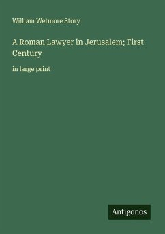 Cover A Roman Lawyer in Jerusalem; First Century