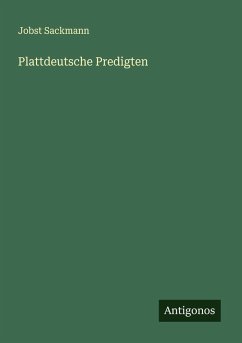 Cover Plattdeutsche Predigten