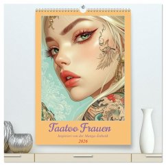 Taatoo Frauen - Inspiriert von der Manga-Ästhetik (hochwertiger Premium Wandkalender 2026 DIN A2 hoch), Kunstdruck in Hochglanz - Calvendo;Brunner-Klaus, Liselotte Taatoo Frauen - Inspiriert von der Manga-Ästhetik (hochwertiger Premium Wandkalender 2026 DIN A2 hoch), Kunstdruck in Hochglanz - Calvendo;Brunner-Klaus, Liselotte