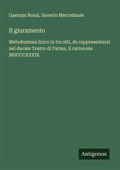 Cover Il giuramento