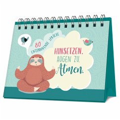 Cover Hinsetzen. Augen zu. Atmen.