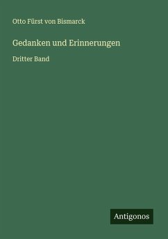 Cover Gedanken und Erinnerungen