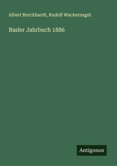Cover Basler Jahrbuch 1886
