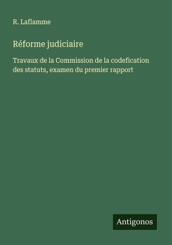 Cover Réforme judiciaire