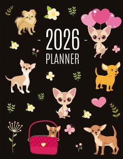 Chihuahua Planner 2026 - Press, Happy Oak Tree