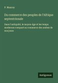 Du commerce des peuples de l'Afrique septentrionale Du commerce des peuples de l'Afrique septentrionale