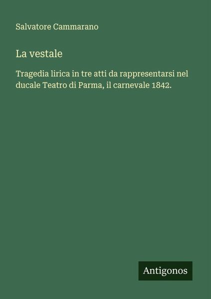 La vestale La vestale
