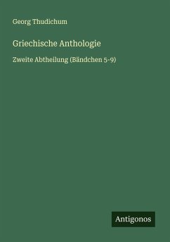 Cover Griechische Anthologie