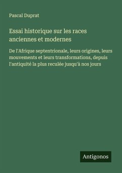 Cover Essai historique sur les races anciennes et modernes