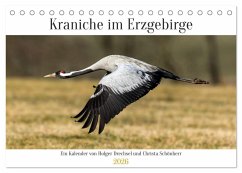 Kraniche im Erzgebirge (Tischkalender 2026 DIN A5 quer), CALVENDO Monatskalender - Calvendo;Drechsel - Naturfotografie Drechsel, Holger