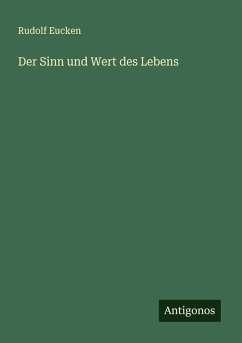 Cover Der Sinn und Wert des Lebens