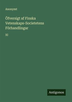 Cover Öfversigt af Finska Vetenskaps-Societetens Förhandlingar