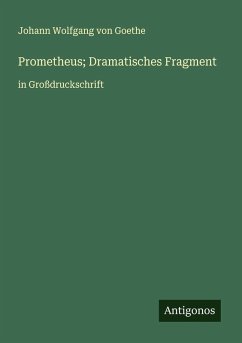 Cover Prometheus; Dramatisches Fragment