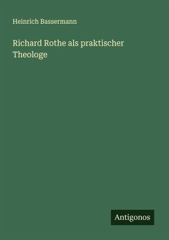 Cover Richard Rothe als praktischer Theologe