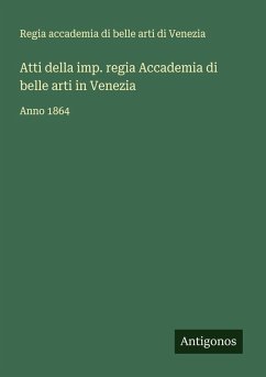 Cover Atti della imp. regia Accademia di belle arti in Venezia