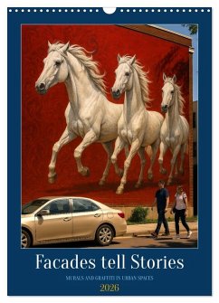 Cover Facades tell Stories (Wall Calendar 2026 DIN A3 portrait), CALVENDO 12 Month Wall Calendar