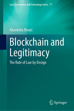 Blockchain and Legitimacy (eBook, PDF) - Bisoyi, Akanksha