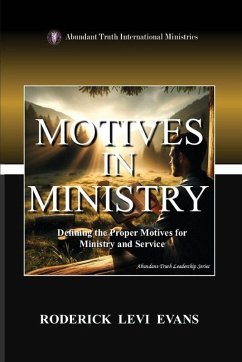 Motives in Ministry Cover Motives in Ministry