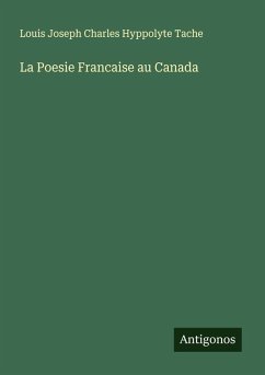 Cover La Poesie Francaise au Canada