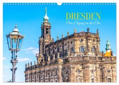 Cover Dresden, Pure Eleganz an der Elbe (Wandkalender 2026 DIN A3 quer), CALVENDO Monatskalender